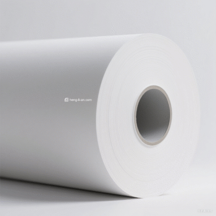 Large roll of wet strength paper for moisture-resistant applications